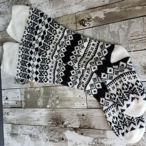 Over the knee knit socks